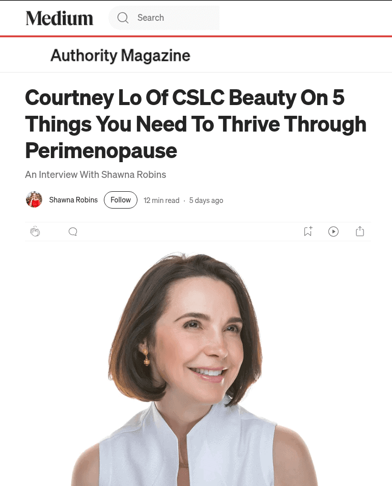 Authority Magazine Thrive Perimenopause