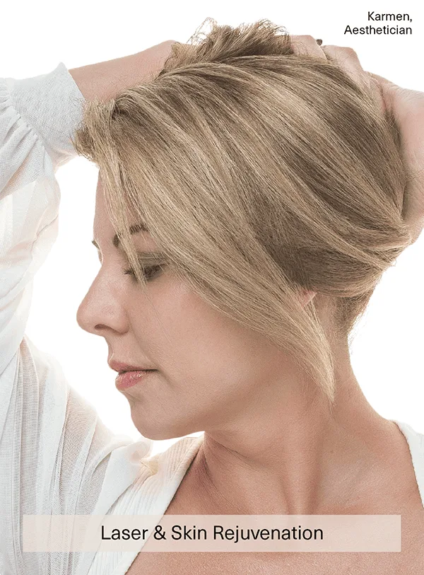 Clear skin laser treatment for rejuvenation at Cosmetic Skin & Laser Center.